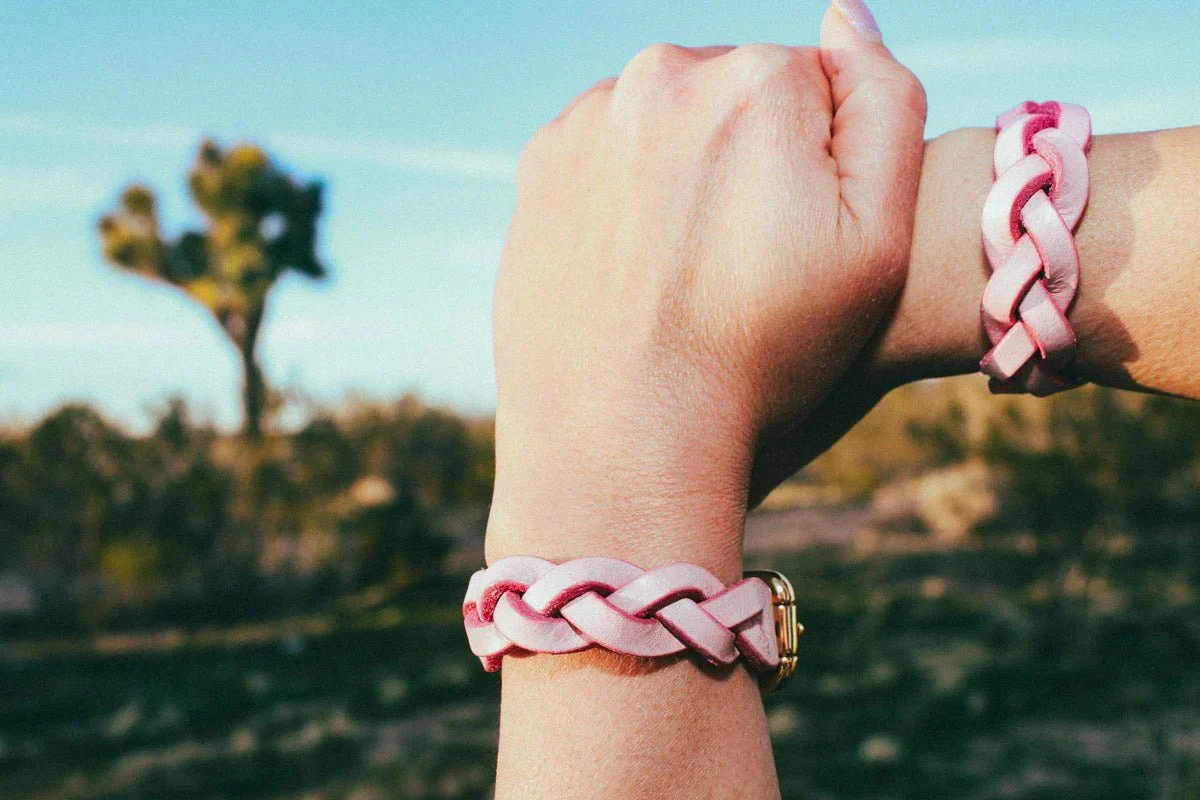 Dawn Collar + Cuffs Set in Blush - Image 7