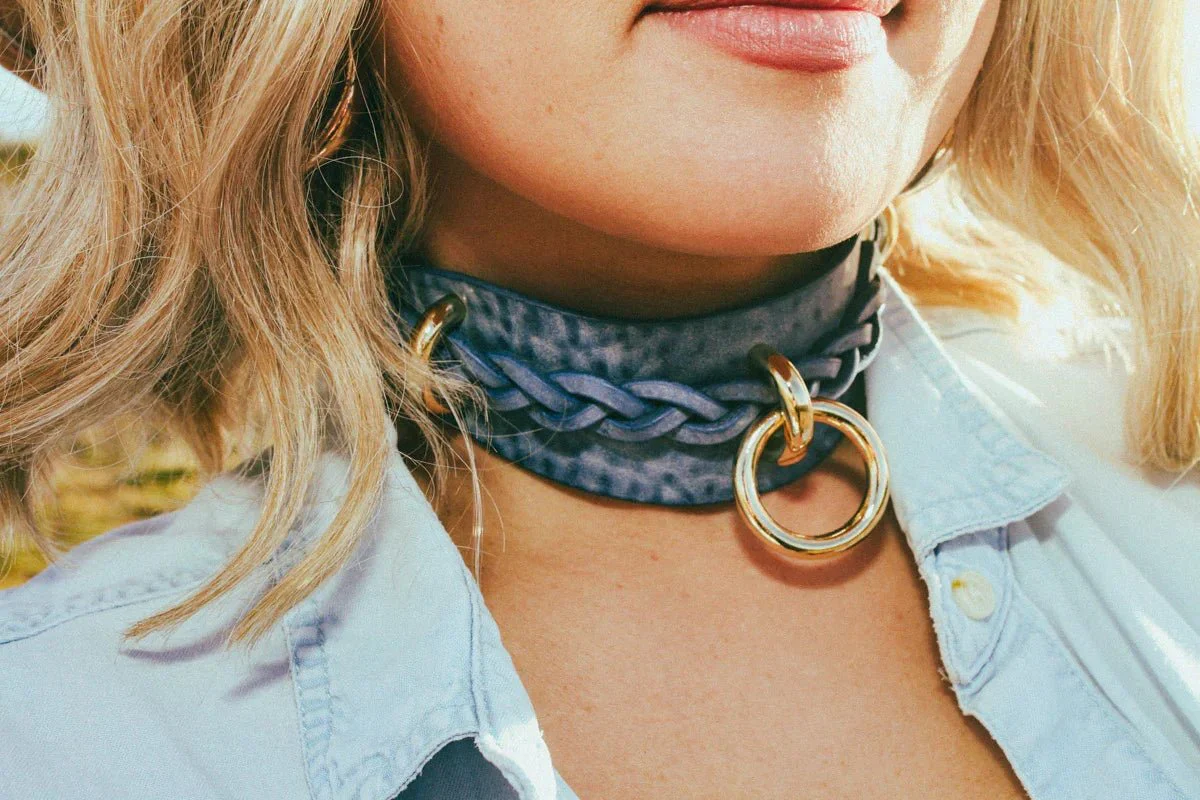 Dawn Collar in Denim - Image 8