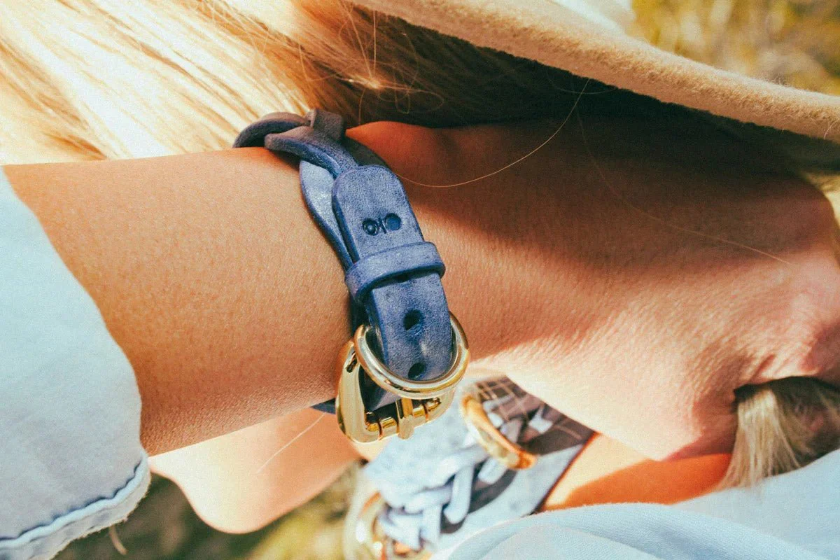 Dawn Discreet Cuffs in Denim - Image 7