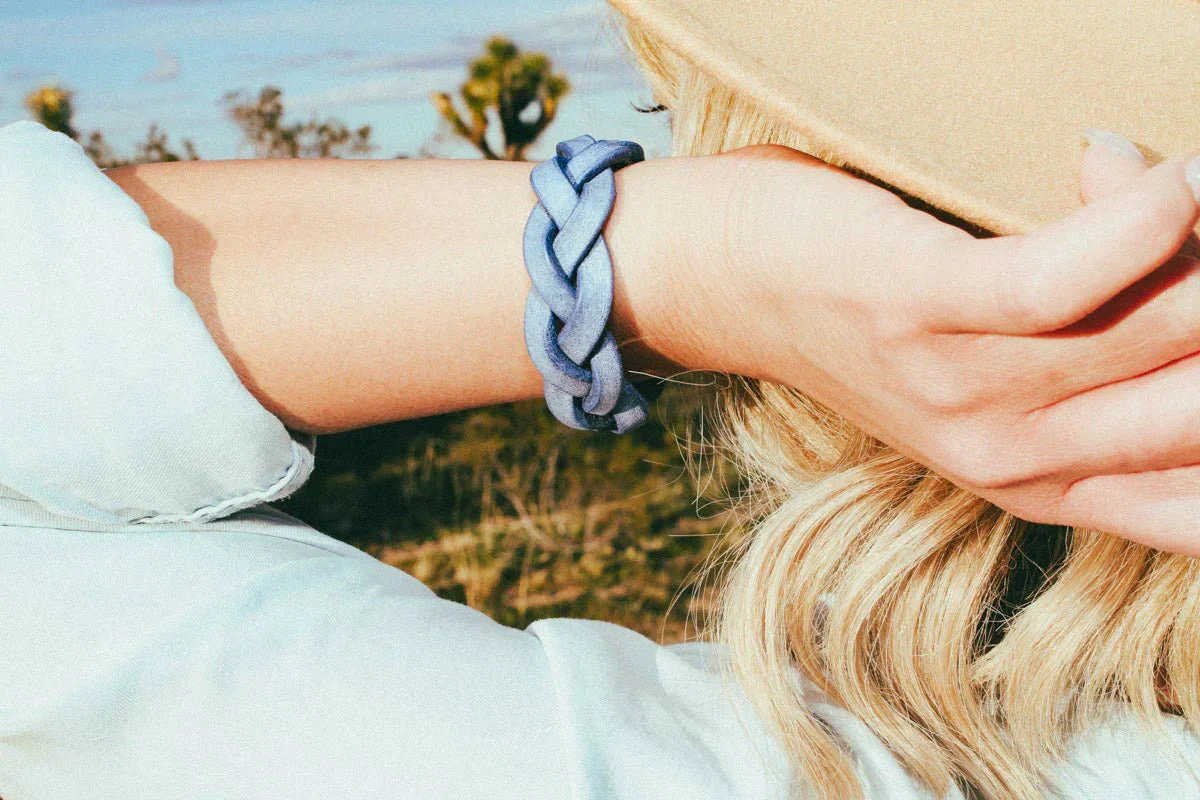 Dawn Discreet Cuffs in Denim - Image 8