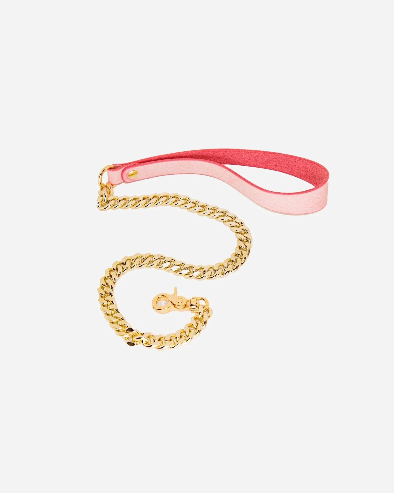 Leather + Chain BDSM Leash - Image 5