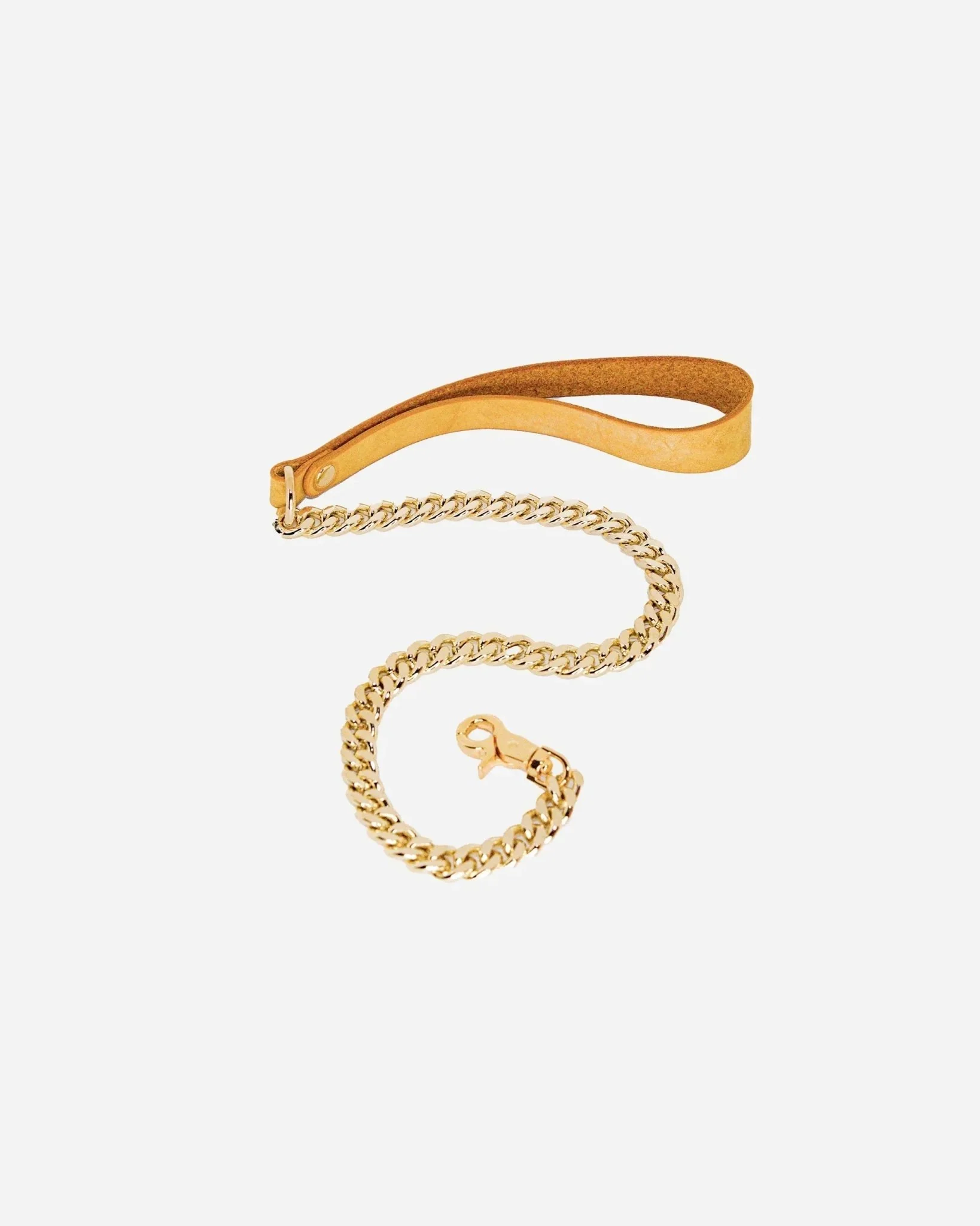 Leather + Chain BDSM Leash - Image 8