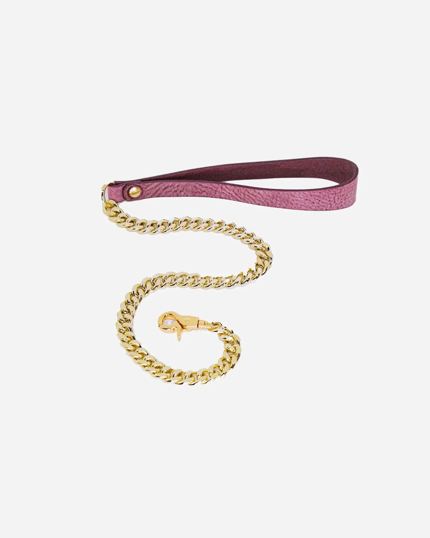 Leather + Chain BDSM Leash - Image 9