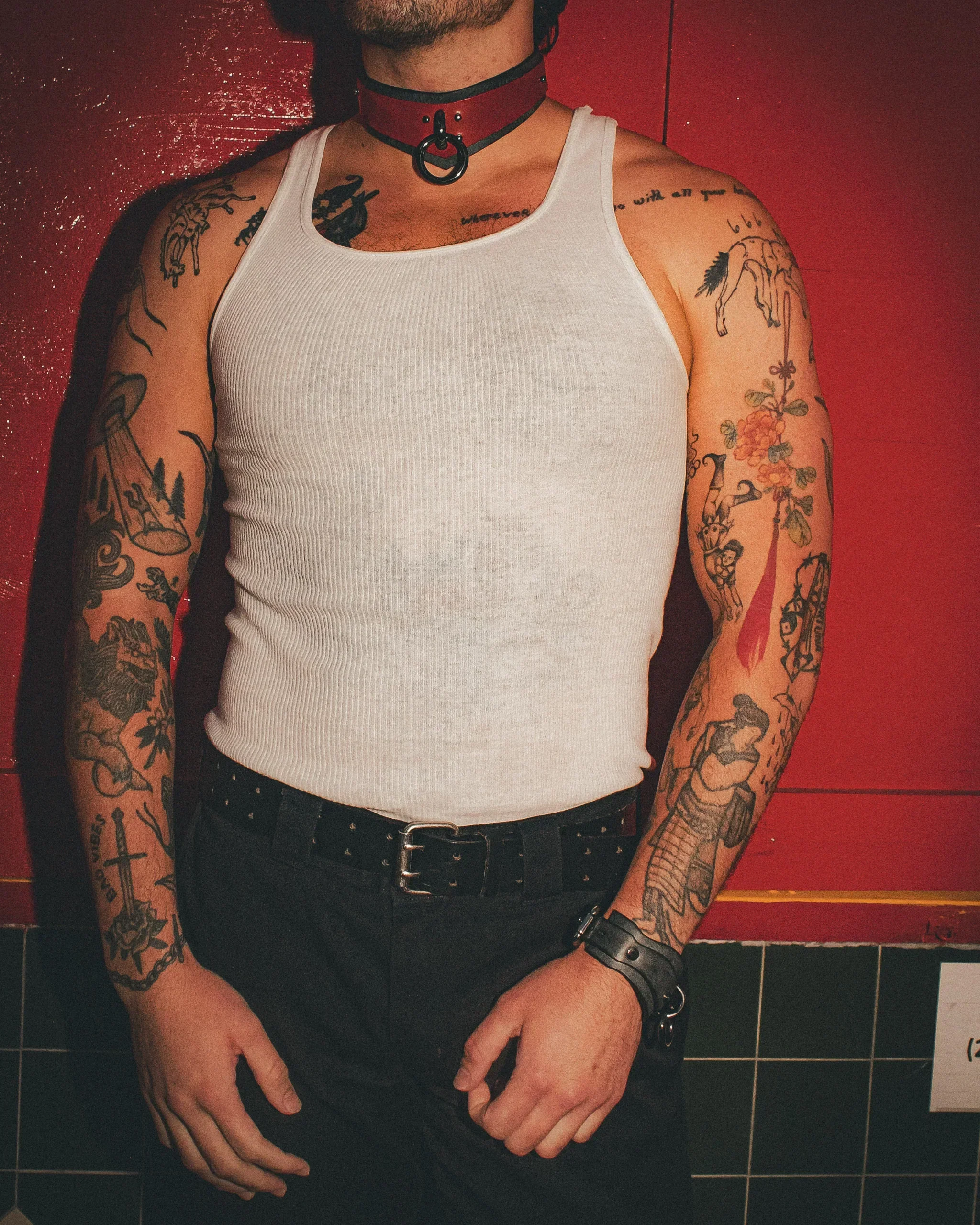 Limited Edition Nova Collar in Ash + Blood Moon - Image 5
