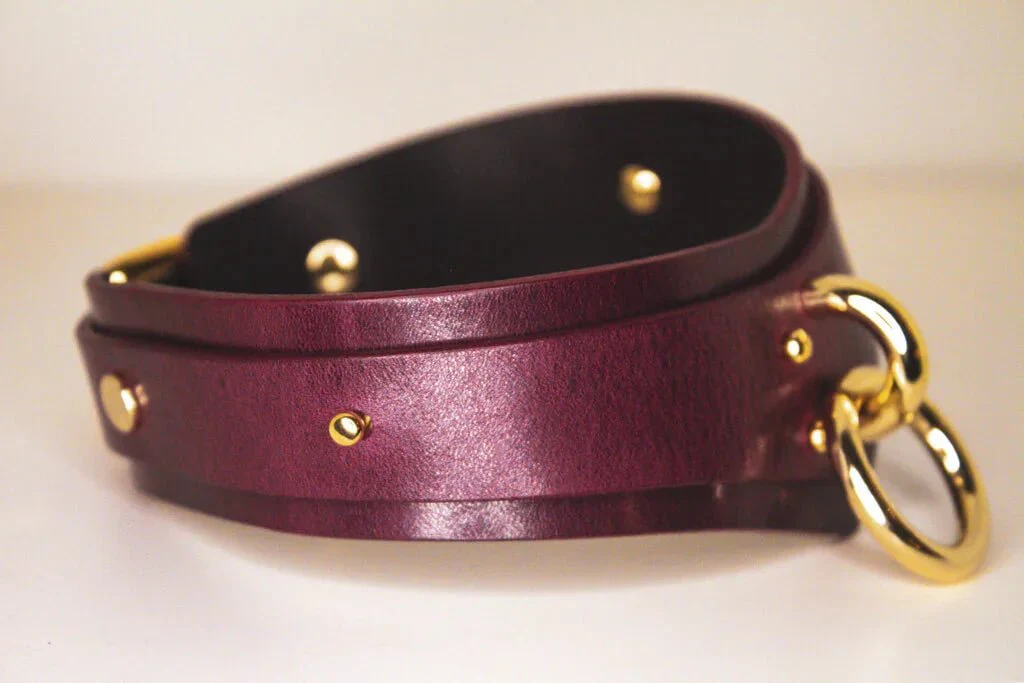 Nova Collar + Leash in Bordeaux - Image 6