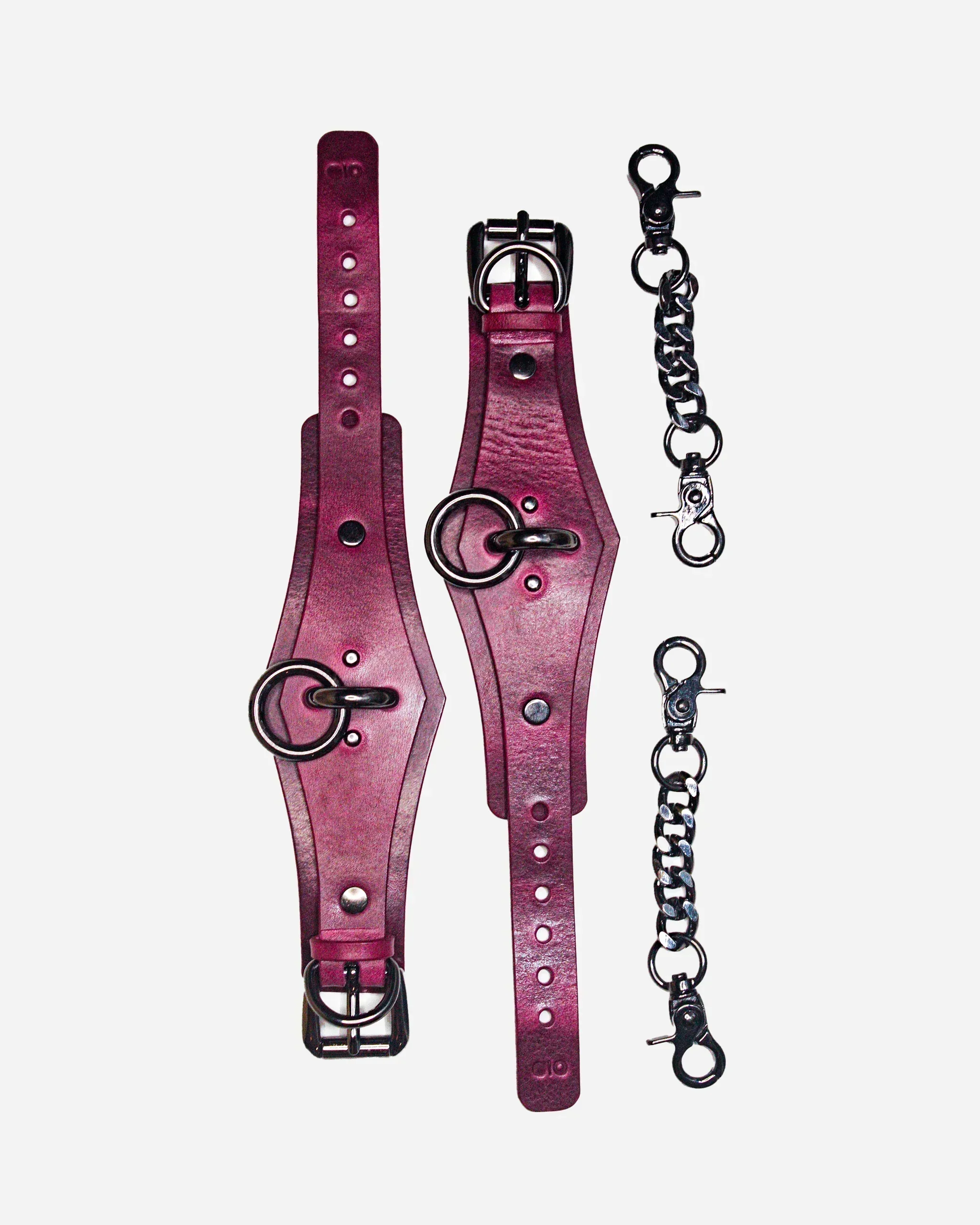 Nova Cuffs in Bordeaux - Image 7
