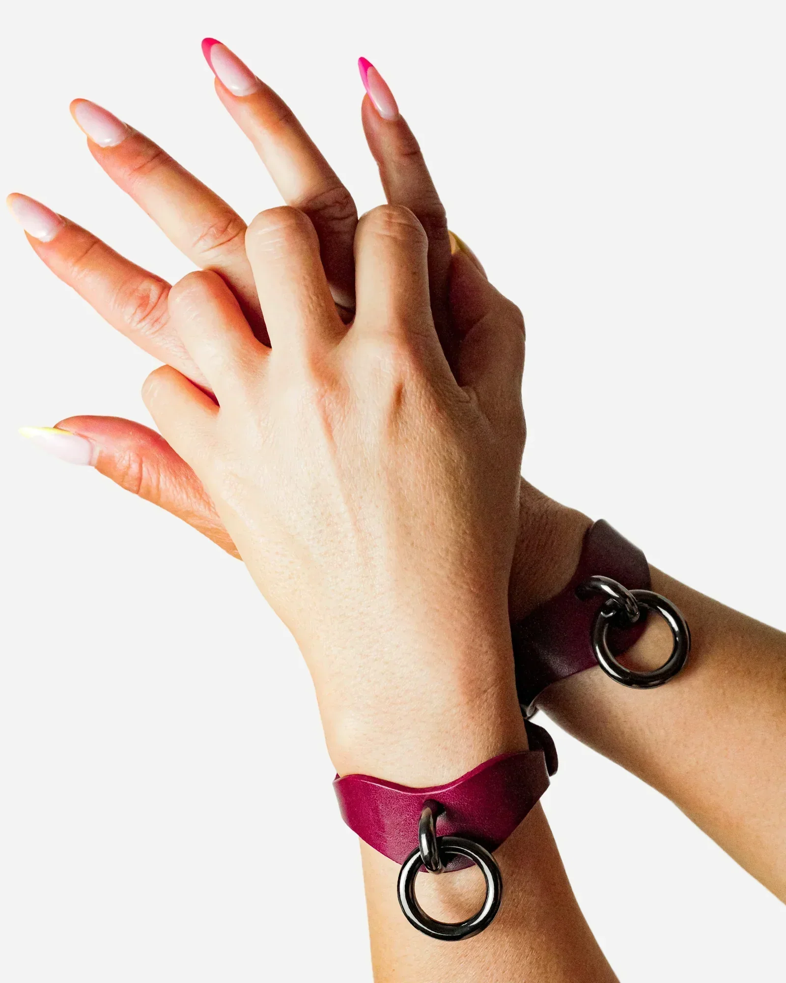 Orbit Day Cuffs in Bordeaux - Image 3