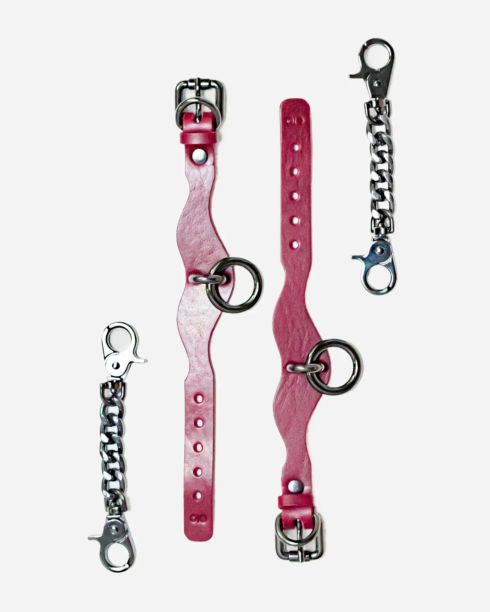 Orbit Day Cuffs in Bordeaux - Image 6