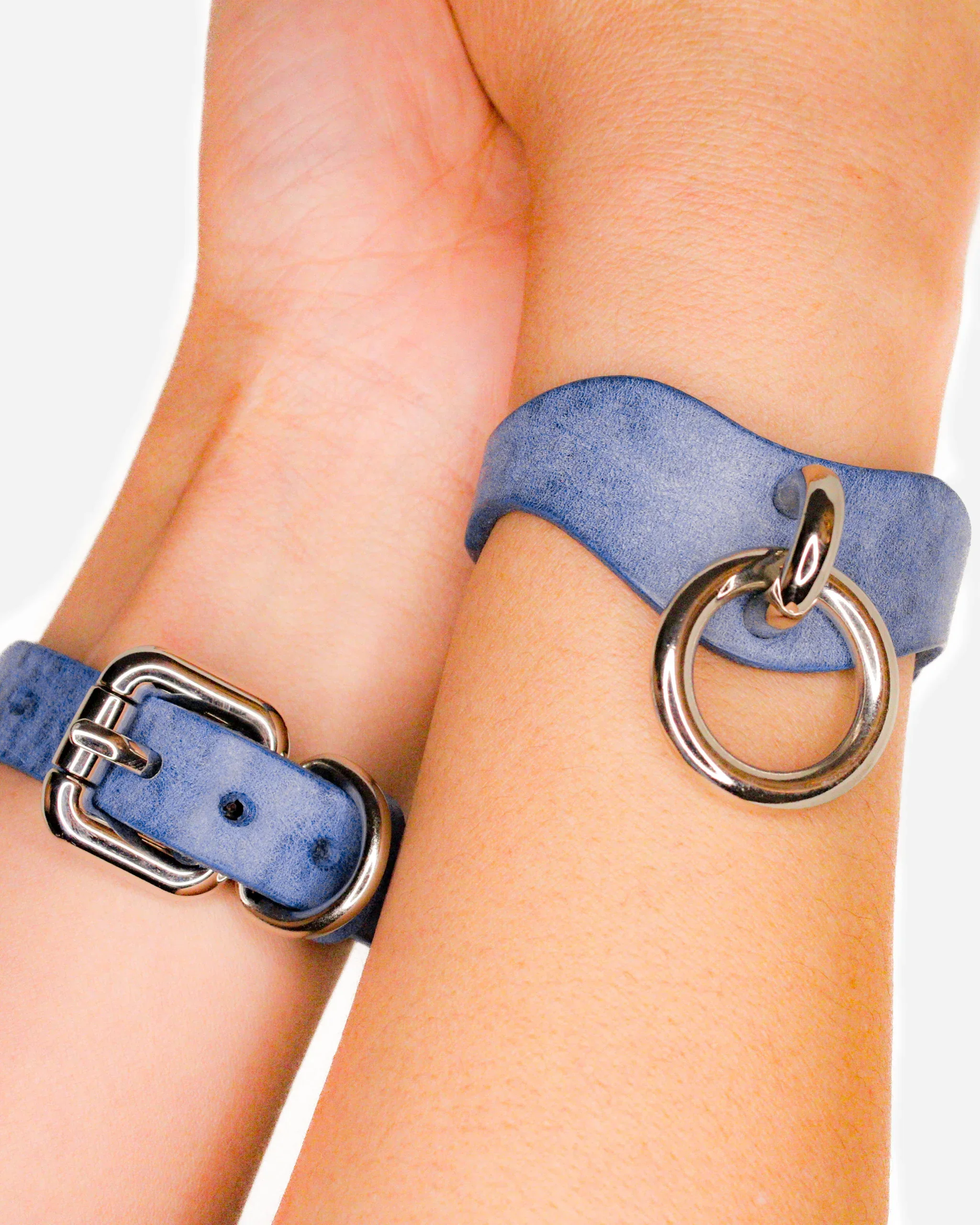 Orbit Day Cuffs in Denim - Image 4